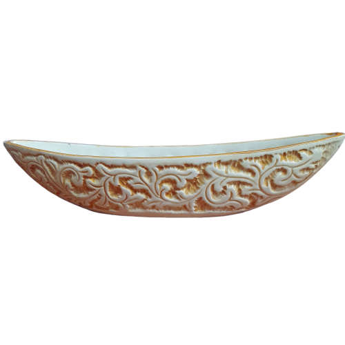 Vintage Ceramic Gondola Shaped Bowl / Planter