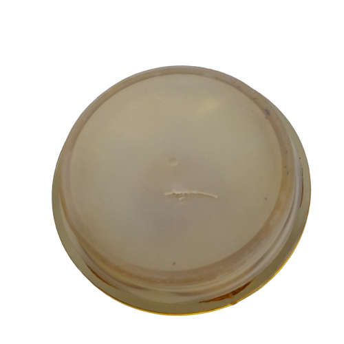 Amber Lidded Glass Jar / Canister