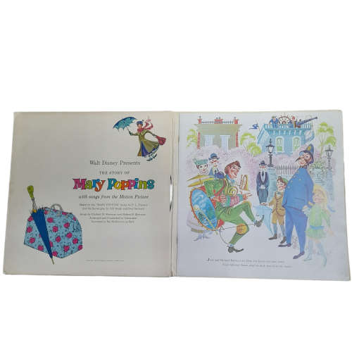 Walt Disney`s Mary Poppins LP Song & Story Book
