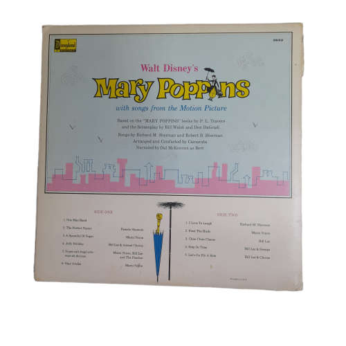 Walt Disney`s Mary Poppins LP Song & Story Book
