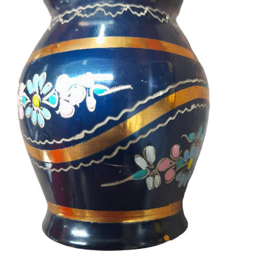 Turkish Hand painted Copper Vase