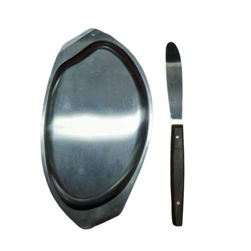 Vintage Tray & Butterknife Set