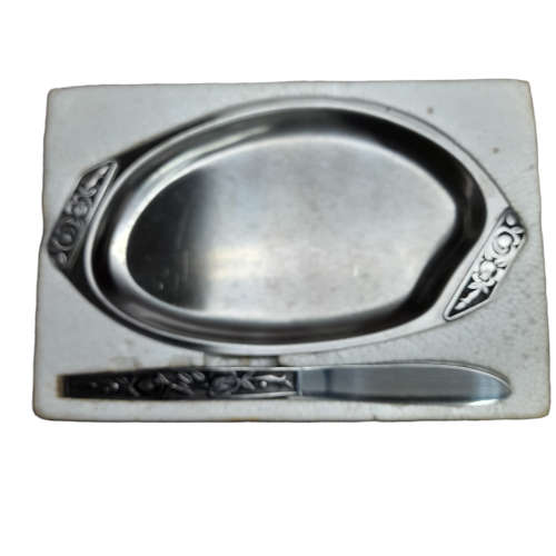 Vintage Tray & Butterknife Set