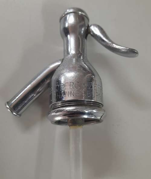 Goldberg & Zeffertt Soda Syphon Chrome Top ONLY