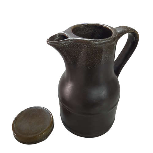 Vintage Kiln Craft Brown Coffee Pot