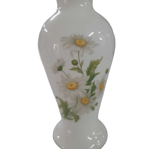 Como Floral Milk Glass Bud Vase
