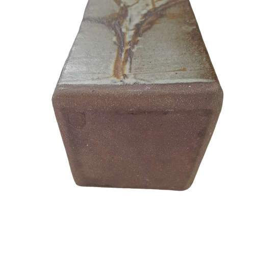 Square Stoneware Vase