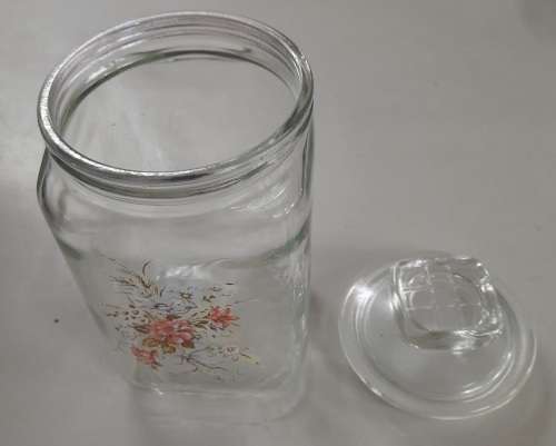 Vintage Glass Candy Jar