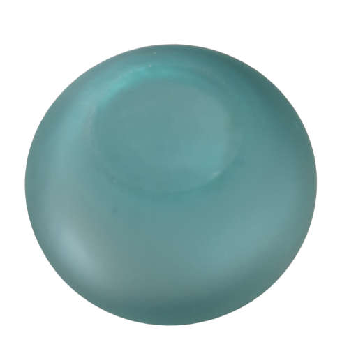 Aqua Glass Flower Vase