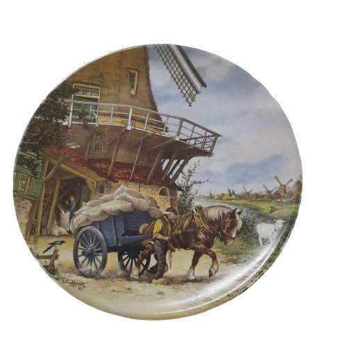 Small Royal Schwabap Hand Decorated Wall Plate