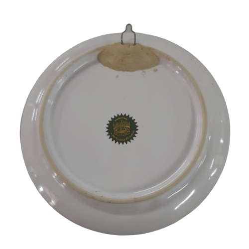 Small Royal Schwabap Hand Decorated Wall Plate
