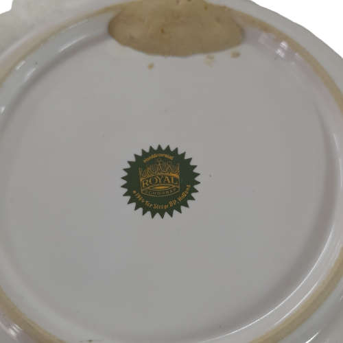 Small Royal Schwabap Hand Decorated Wall Plate