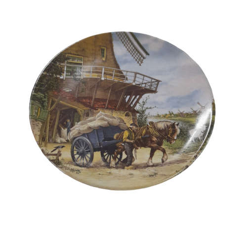 Small Royal Schwabap Hand Decorated Wall Plate