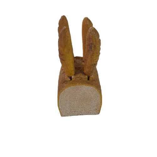 Vintage Sagaform Bread Loaf Knife Block with Butterknives