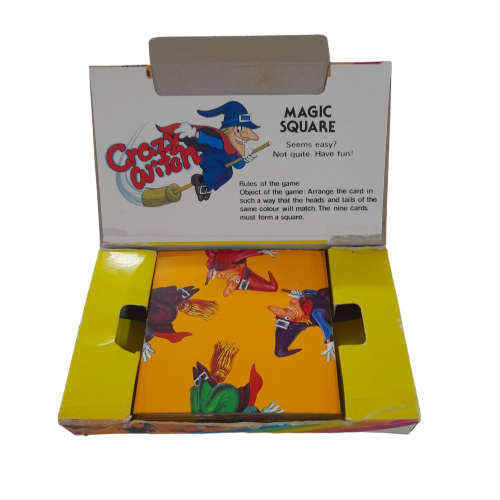 Vintage Magic Square - Crazy Witch