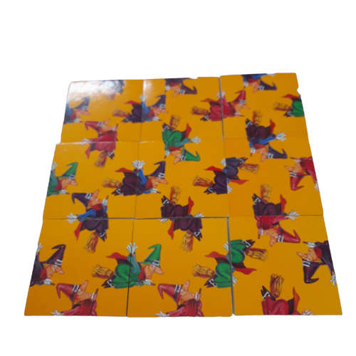 Vintage Magic Square - Crazy Witch