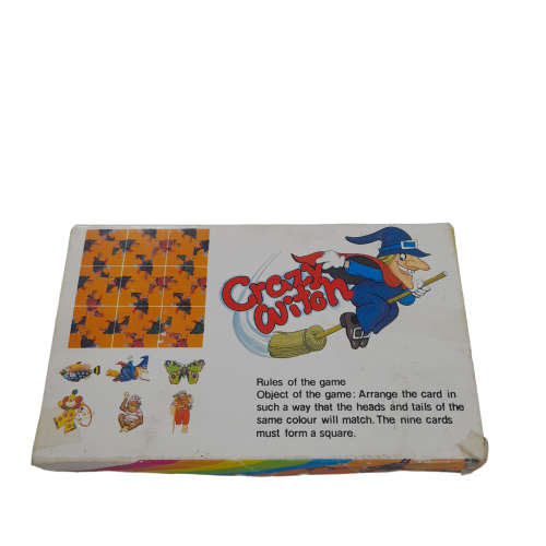 Vintage Magic Square - Crazy Witch
