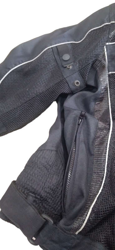 Chaina Black Motorcycle Jacket - Size 42