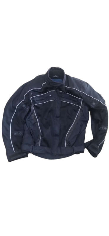 Chaina Black Motorcycle Jacket - Size 42