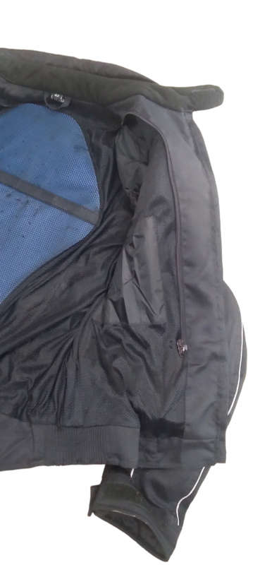Chaina Black Motorcycle Jacket - Size 42