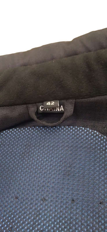 Chaina Black Motorcycle Jacket - Size 42