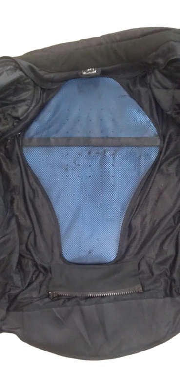 Chaina Black Motorcycle Jacket - Size 42