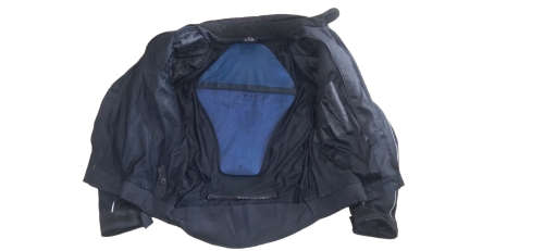 Chaina Black Motorcycle Jacket - Size 42