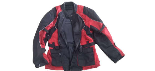 Perfecto Motorcycle Jacket - Size XL, Black and Red