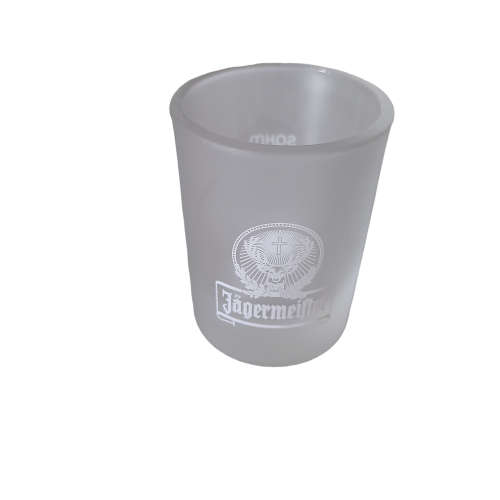 4 x Frosted Jagermeister Shot Glasses 2cl
