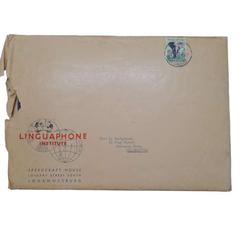 Vintage Linguaphone French Course - 78 rpm Records in Original Case Collectible