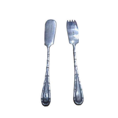 Antique Silver Plated Butter Spreader and Pastry / Jam Server