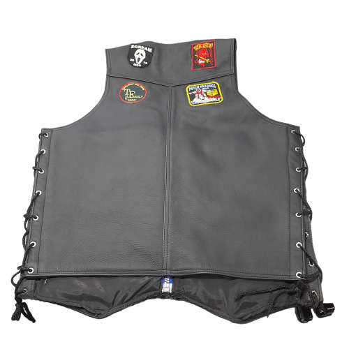 Kingdom Leather Mens Leather Waistcoat