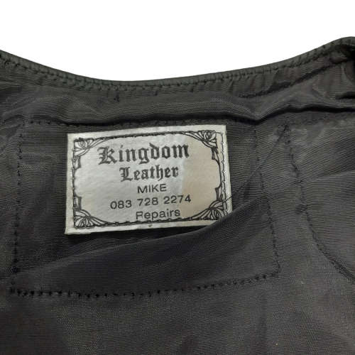 Kingdom Leather Mens Leather Waistcoat