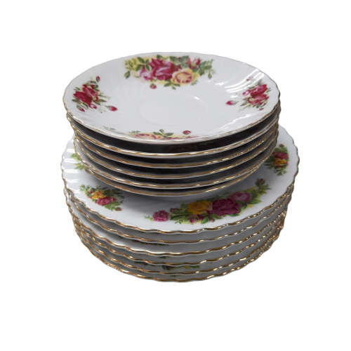 Royal China English Rose Tea Set (21 Piece out of 23 Piece)