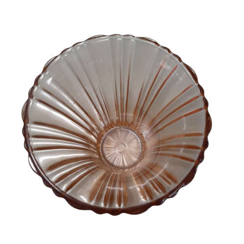 Pink Glass Flower Vase
