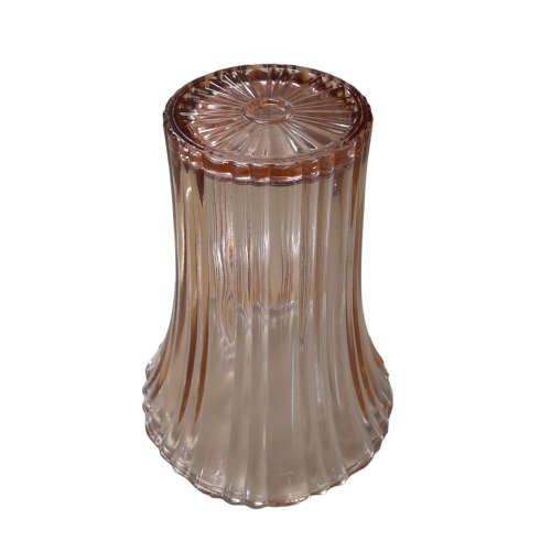 Pink Glass Flower Vase