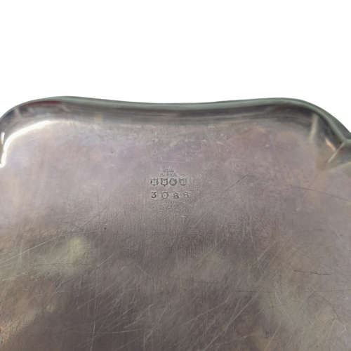 Antique Silver Plated  HB and H Entree Dish, Lidded  With Twin Handles