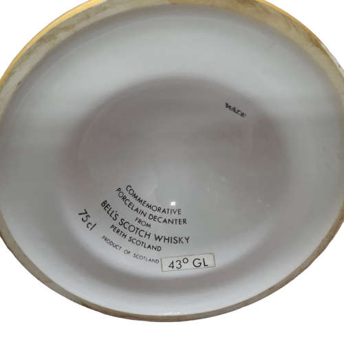 Charles & Diana Bells Whisky Wade Decanter (empty)