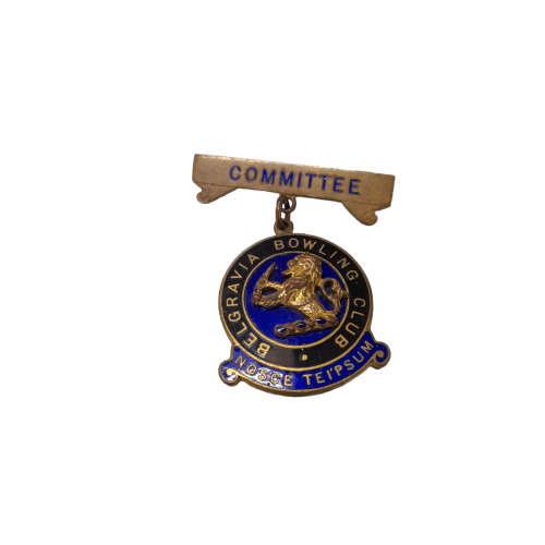 Belgravia Lawn Bowling Club Badge Set