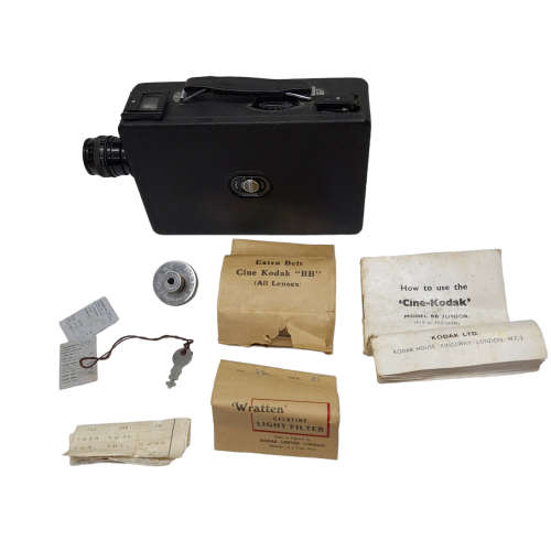 Cine `Kodak` Model BB Junior - 16mm Movie Camera With Box