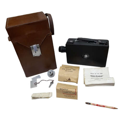 Cine `Kodak` Model BB Junior - 16mm Movie Camera With Box
