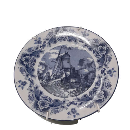Wiesenthal Porzellan Oude Mollen Delfts Wall Plates  x 3