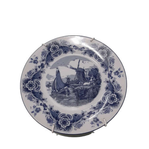 Wiesenthal Porzellan Oude Mollen Delfts Wall Plates  x 3