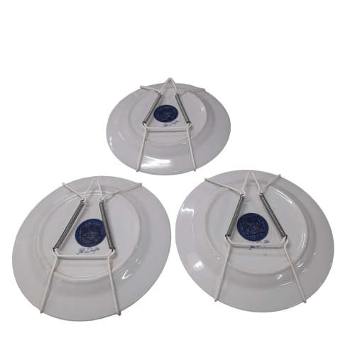 Wiesenthal Porzellan Oude Mollen Delfts Wall Plates  x 3