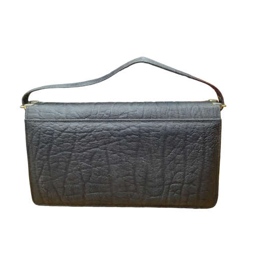 Handmade African Gameskin handbag - Corbeau