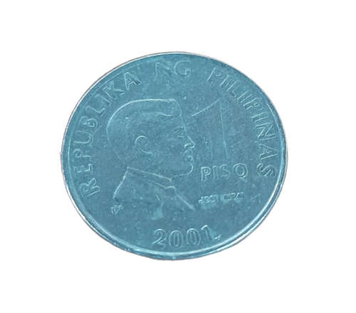 Philippines 1 Piso Non-Magnetic 2001 Coin