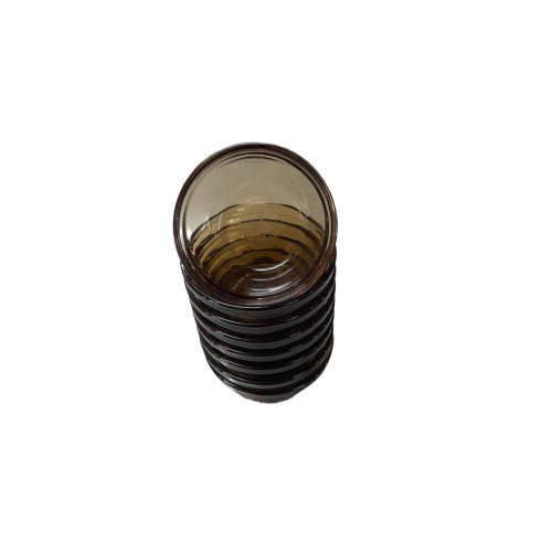 Set Of 8 Amber Brown Glass  Corning Ware Custard Cups Or Bowls Model 1034 6oz