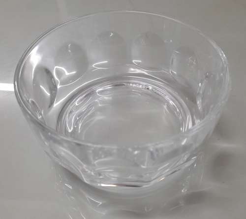 Arcoroc France Thumbprint Trifle Bowl And 12 Matching Sundae Dishes And Medium Thumbprint Bowl