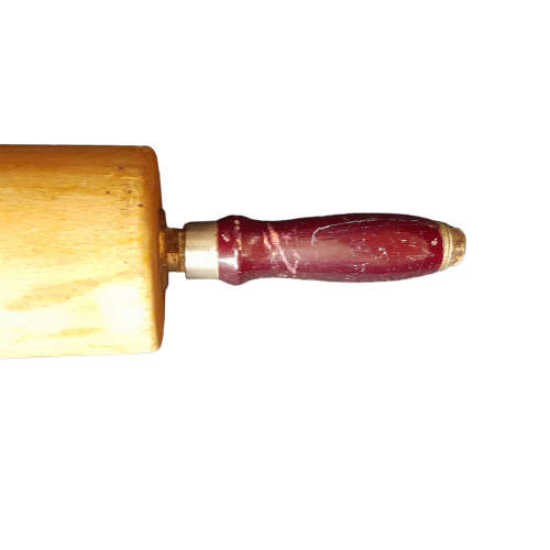 Vintage Old Heavy Rolling Pin Dough Roll Wood Shabby Cookies XL Roll Baking