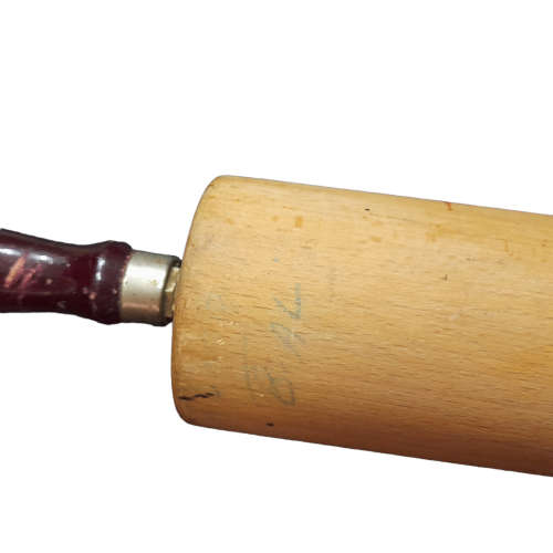 Vintage Old Heavy Rolling Pin Dough Roll Wood Shabby Cookies XL Roll Baking